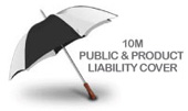 10M Public & Product Liability Cover